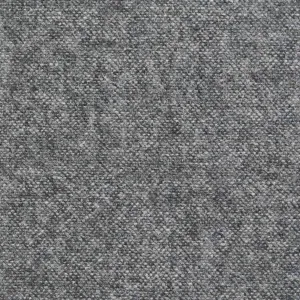 Shetland Light Grey Plain Weave Tweed