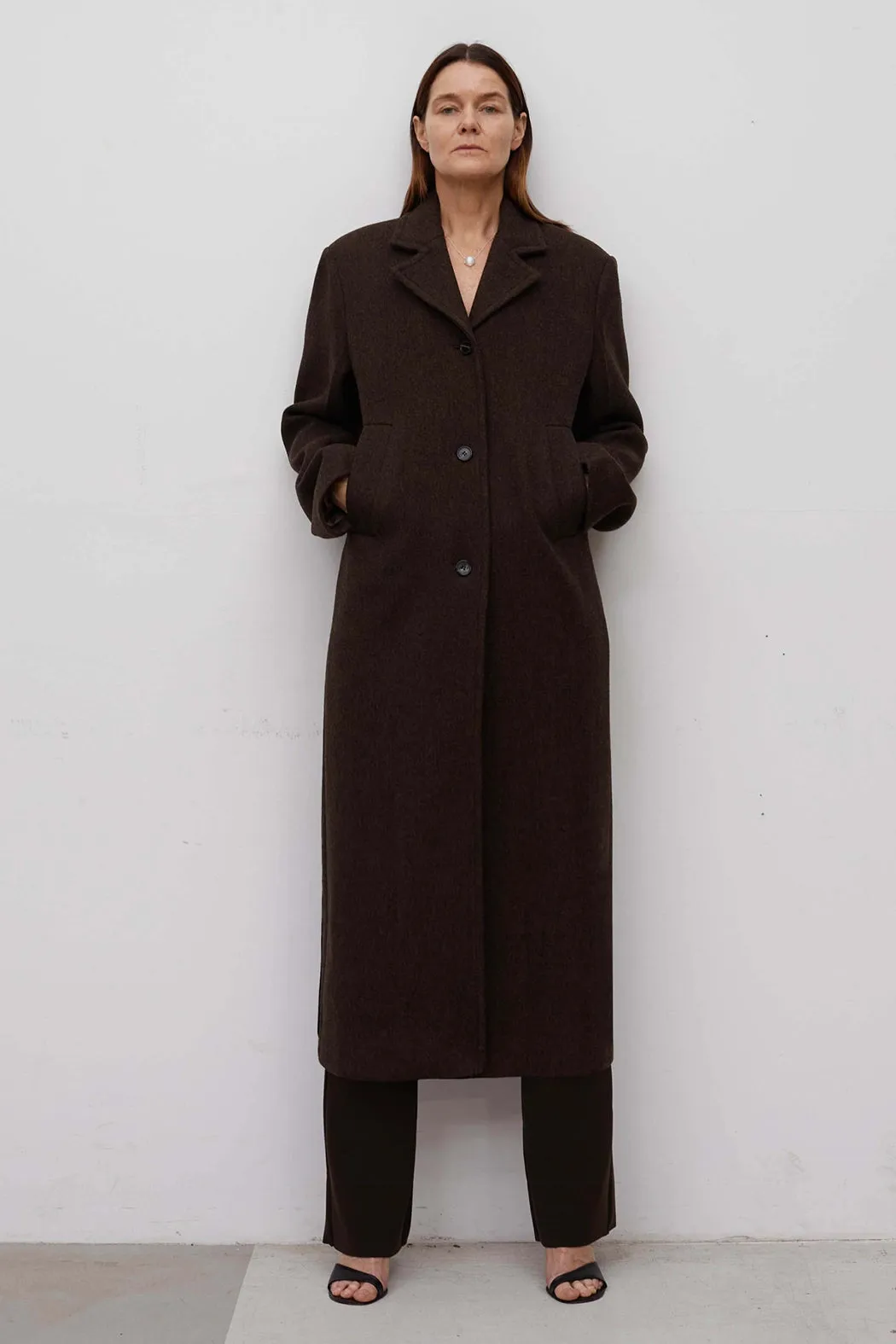 SINGLE WOOL COAT