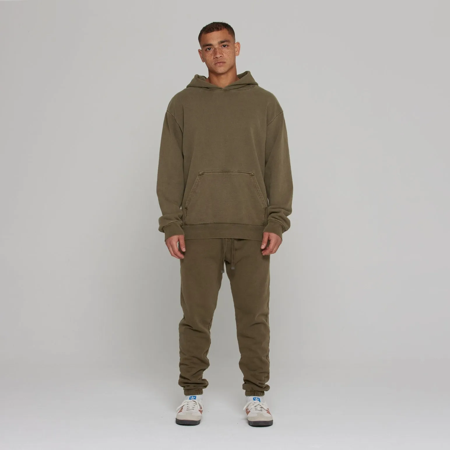 Talentless Heavyweight Hoodie Military Green