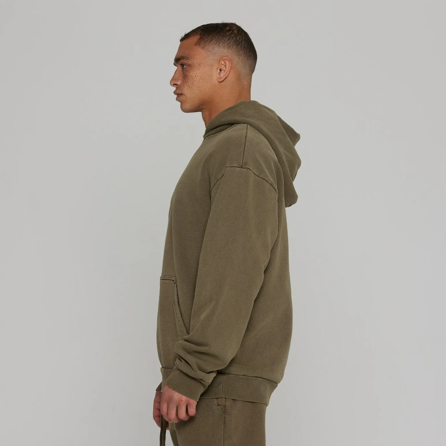 Talentless Heavyweight Hoodie Military Green