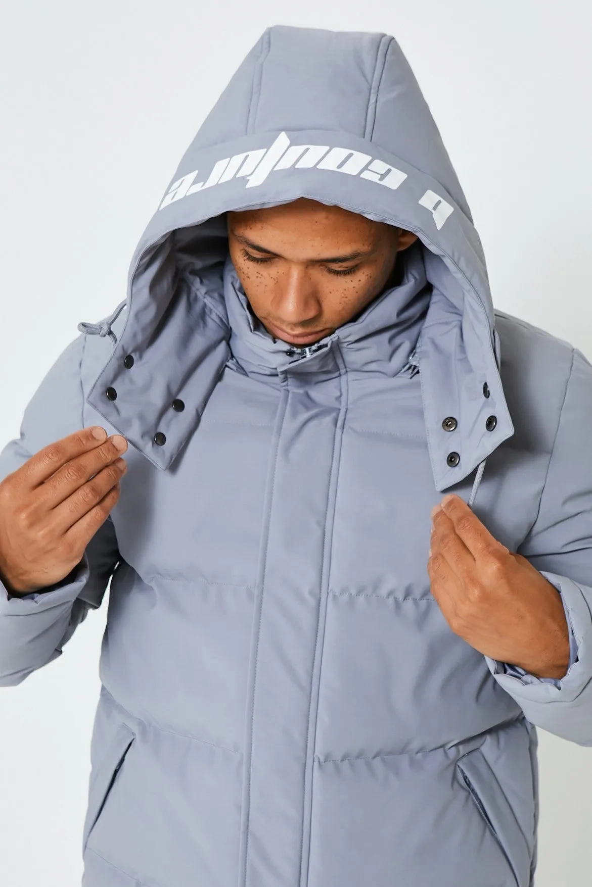 Upminster Puffer Jacket - Light Grey