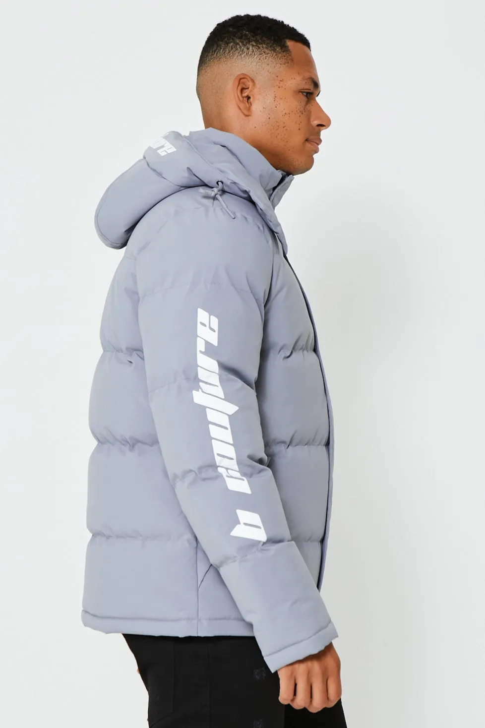 Upminster Puffer Jacket - Light Grey