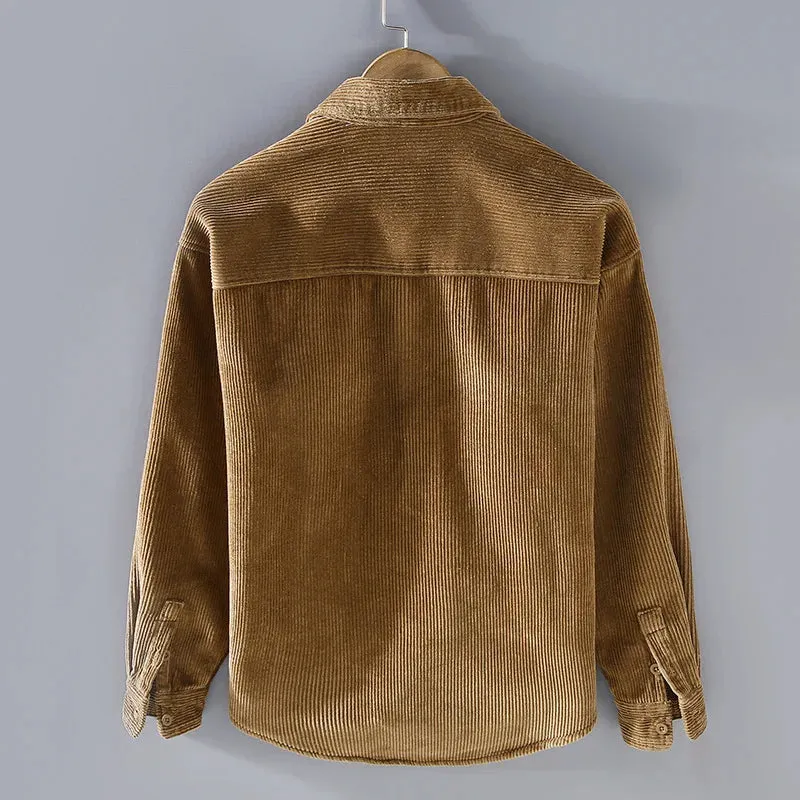 VINCE | CORDUROY SHIRT WITH FLEECE