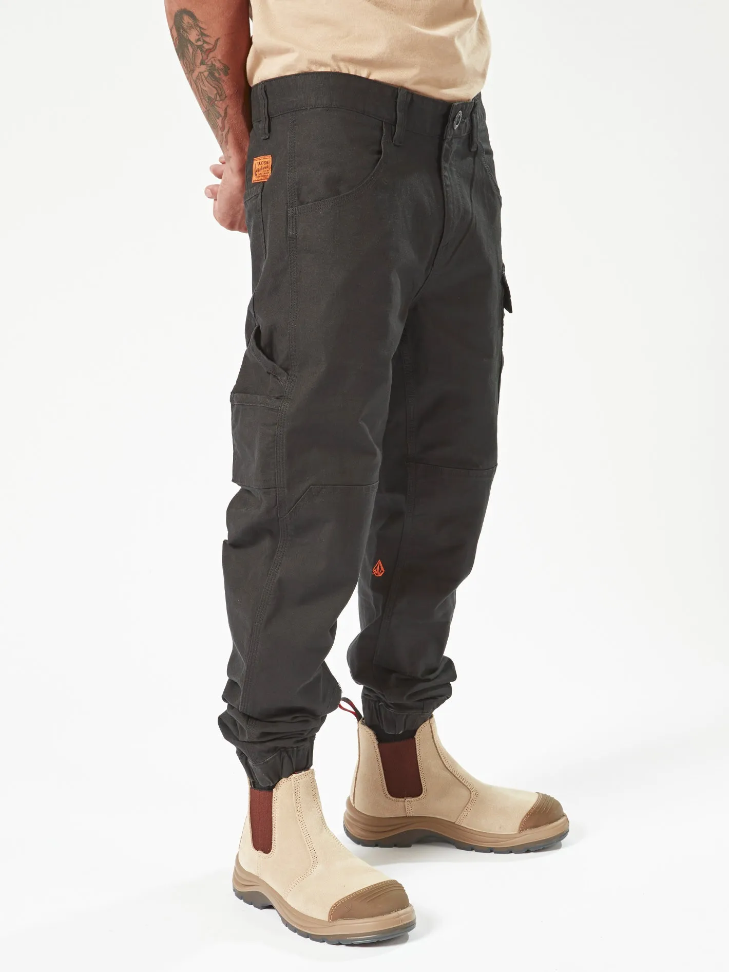 Volcom Workwear Caliper Cuff Pants - Black