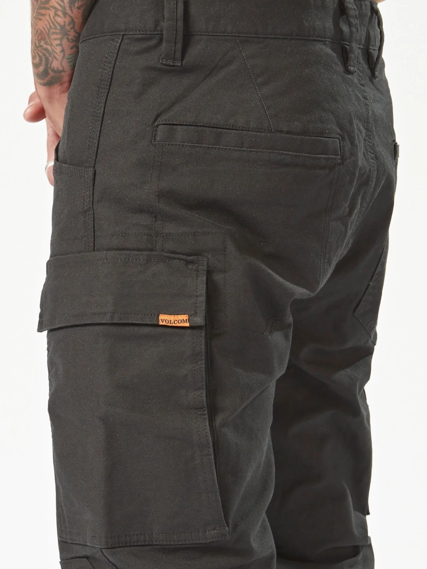 Volcom Workwear Caliper Cuff Pants - Black